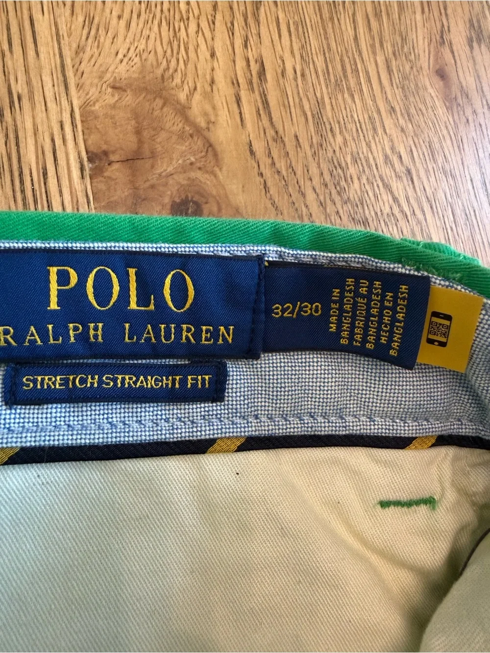 Polo Ralph Lauren Men’s Stretch Straight Fit Chinos Bright Green NWT 32/30